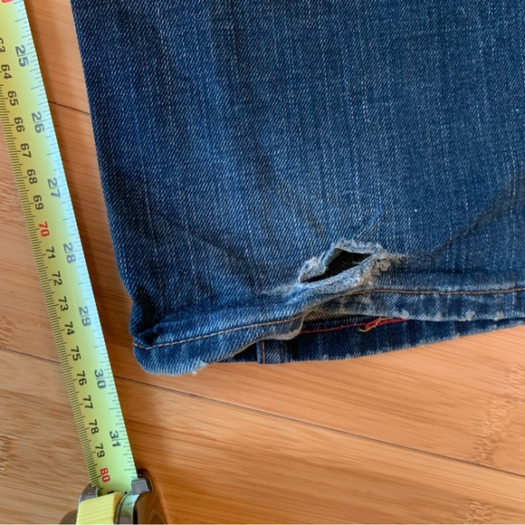 Levi's 506 Standard Rise Mens Size 31 x 32 Zipper Pockets Denim Jeans - Picture 13 of 16